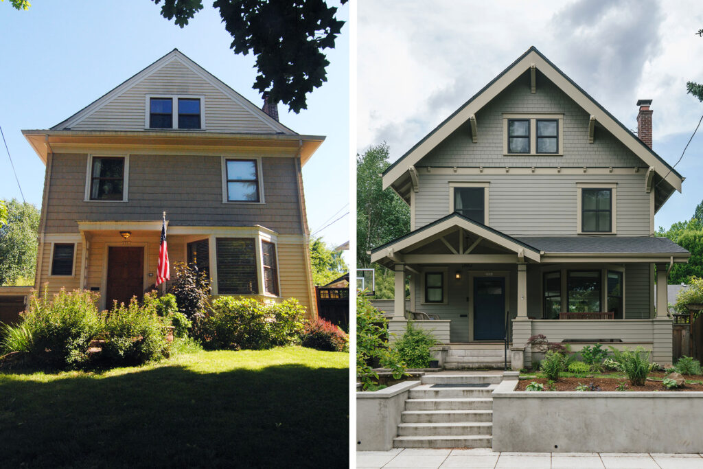 To buy or not to buy? The Laurelhurst Craftsman was scary beforehand. But after a renovation, it looks great!