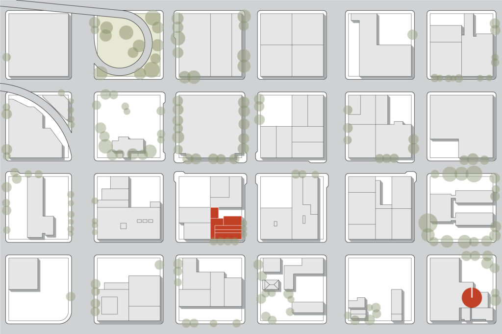 Vicinity plan showing the location of the project.